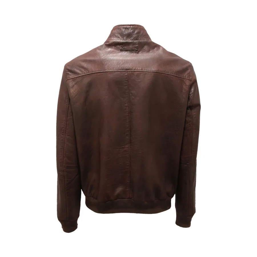 0090AS giubbotto uomo THE JACK LEATHERS STONE WASHED man jacket