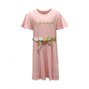 0119AR abito bimba LANVIN PARIS girl kids dress pink