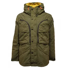 2809AC giubbotto uomo PARAJUMPERS TOP NOTCH 3 IN 1 green/yellow jacket men