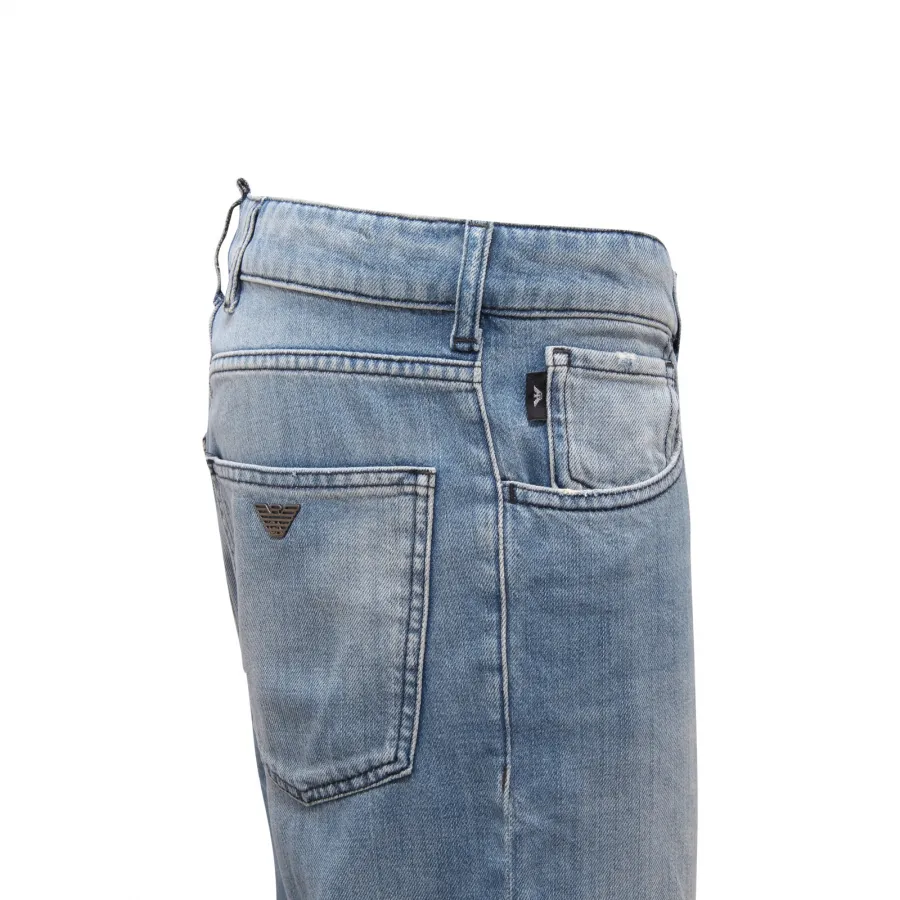 3295AR bermuda bimbo EMPORIO ARMANI boy kids denim shorts