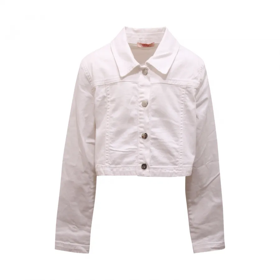 4365AZ GIUBBINO RAGAZZA LIU JO JUNIOR GIRL COTTON JACKET 