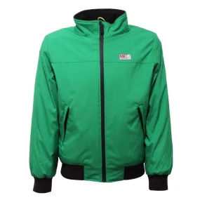 5153AC giubbotto bimbo boy MC2 SAINT BARTH eco-fur inside green jacket