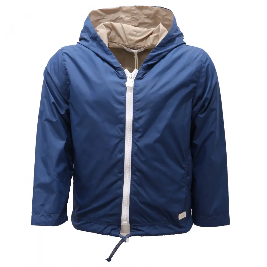 6108AC antivento bimbo BOY NANAN blue  jacket kids