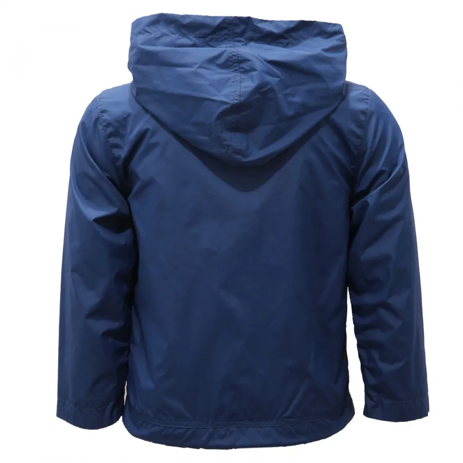 6108AC antivento bimbo BOY NANAN blue  jacket kids