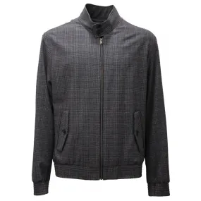 6474AD giubbotto uomo SELECTED grey/black check jacket man