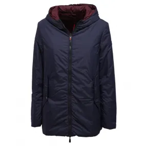 7808J giubbotto donna OOF OOFWEAR REVERSIBLE blue/bordeaux jacket woman