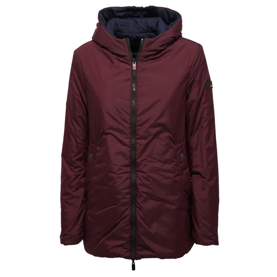 7808J giubbotto donna OOF OOFWEAR REVERSIBLE blue/bordeaux jacket woman