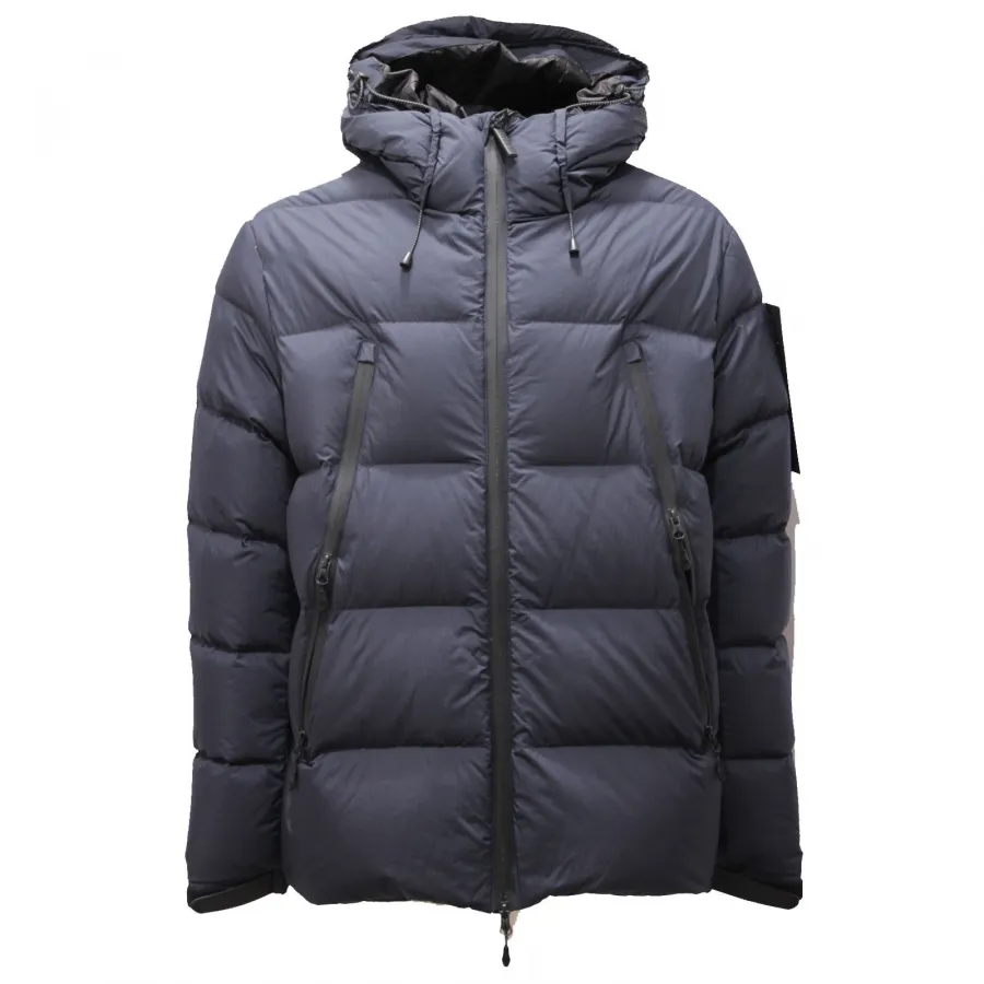 8294AE giubbotto uomo OUTHERE WAVE DYE blue down padded jacket man