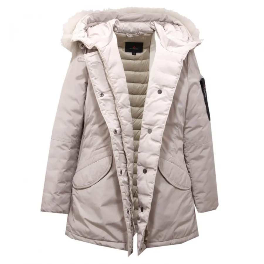 8881AH giubbotto donna PEUTEREY MARR woman down padded jacket beige