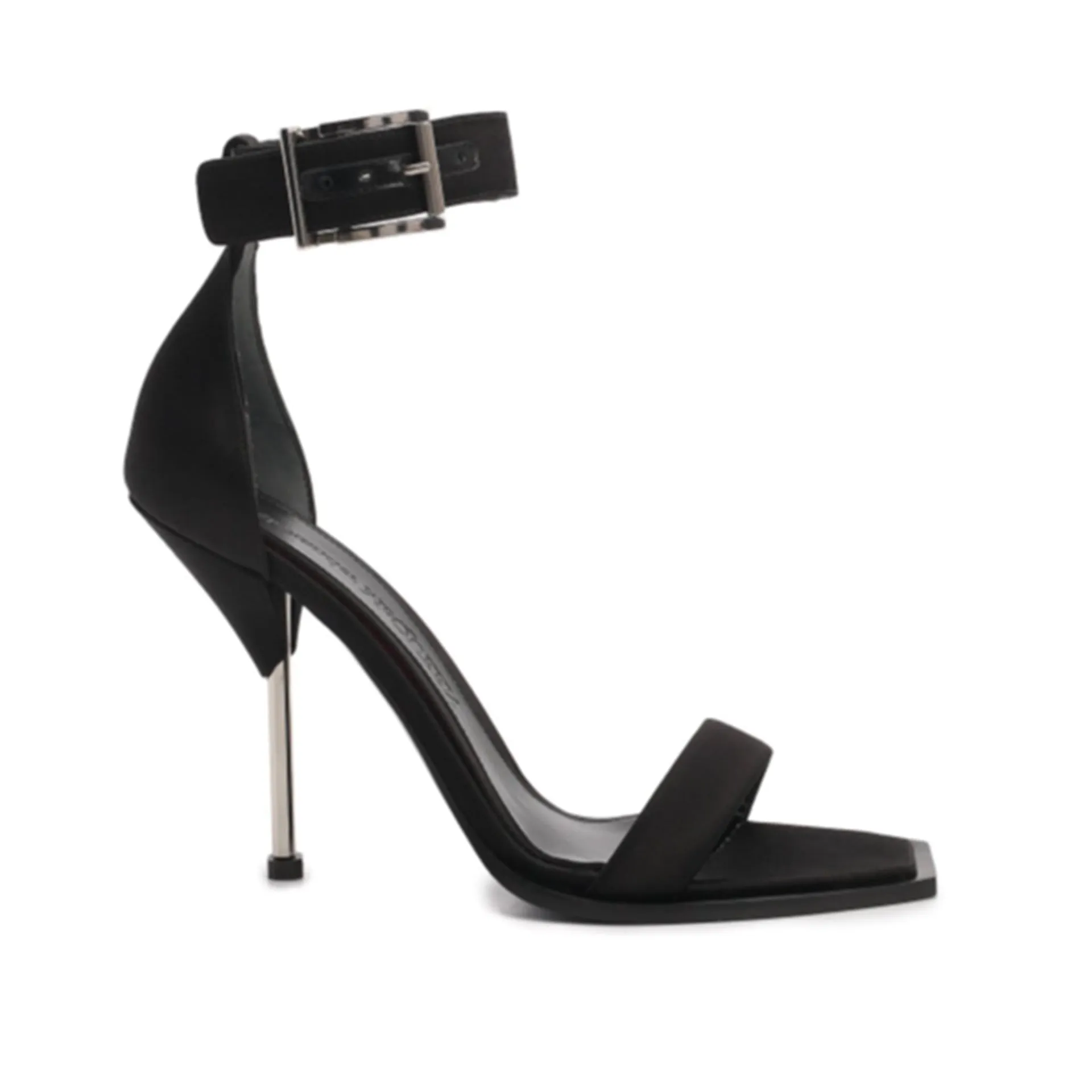 Alexander McQueen Sandals al tallone in raso seta