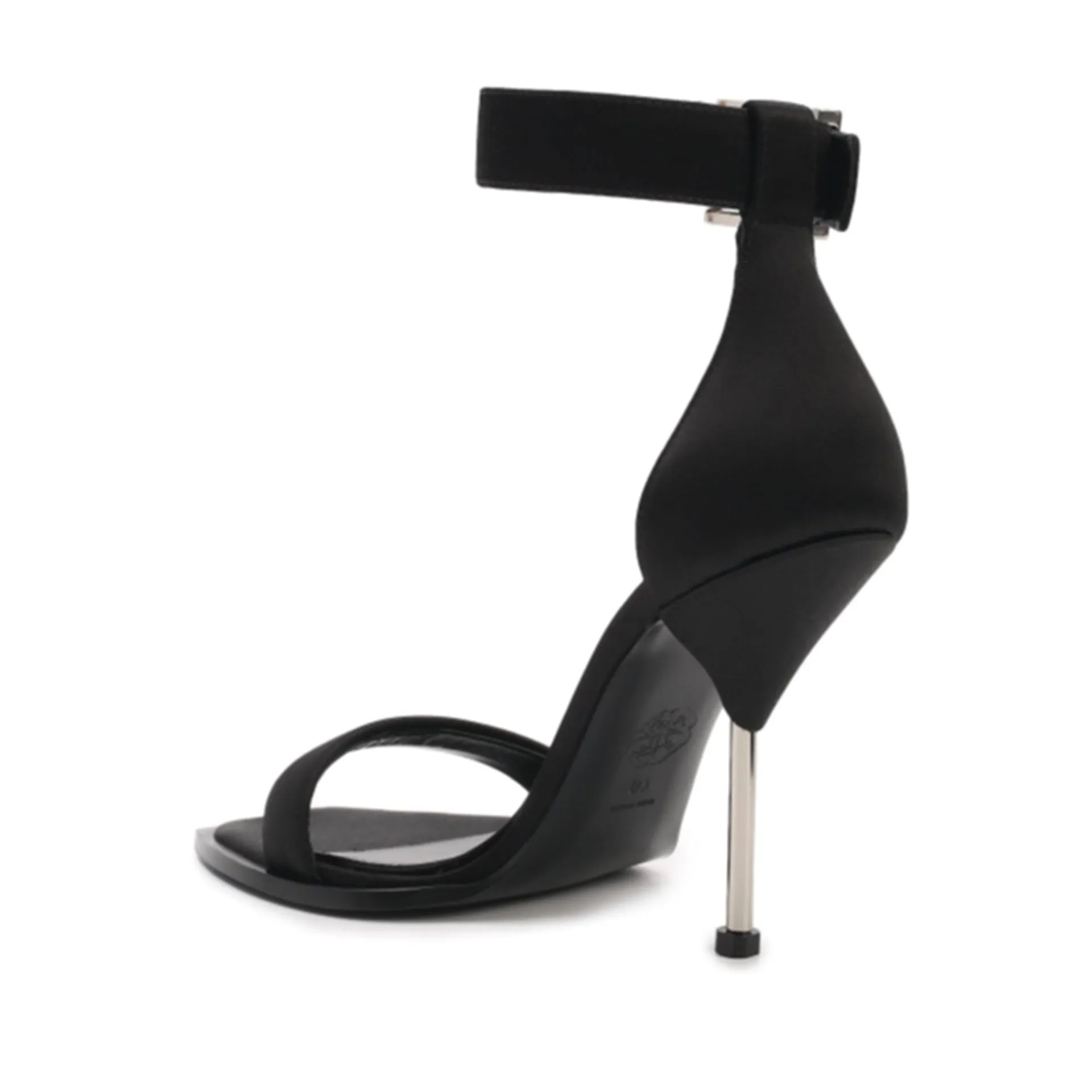 Alexander McQueen Sandals al tallone in raso seta