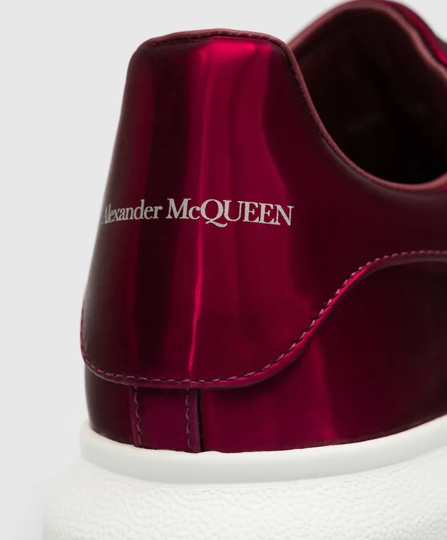 Alexander McQueen Scarpe da ginnastica marroni Larry Low 708073W4WU0