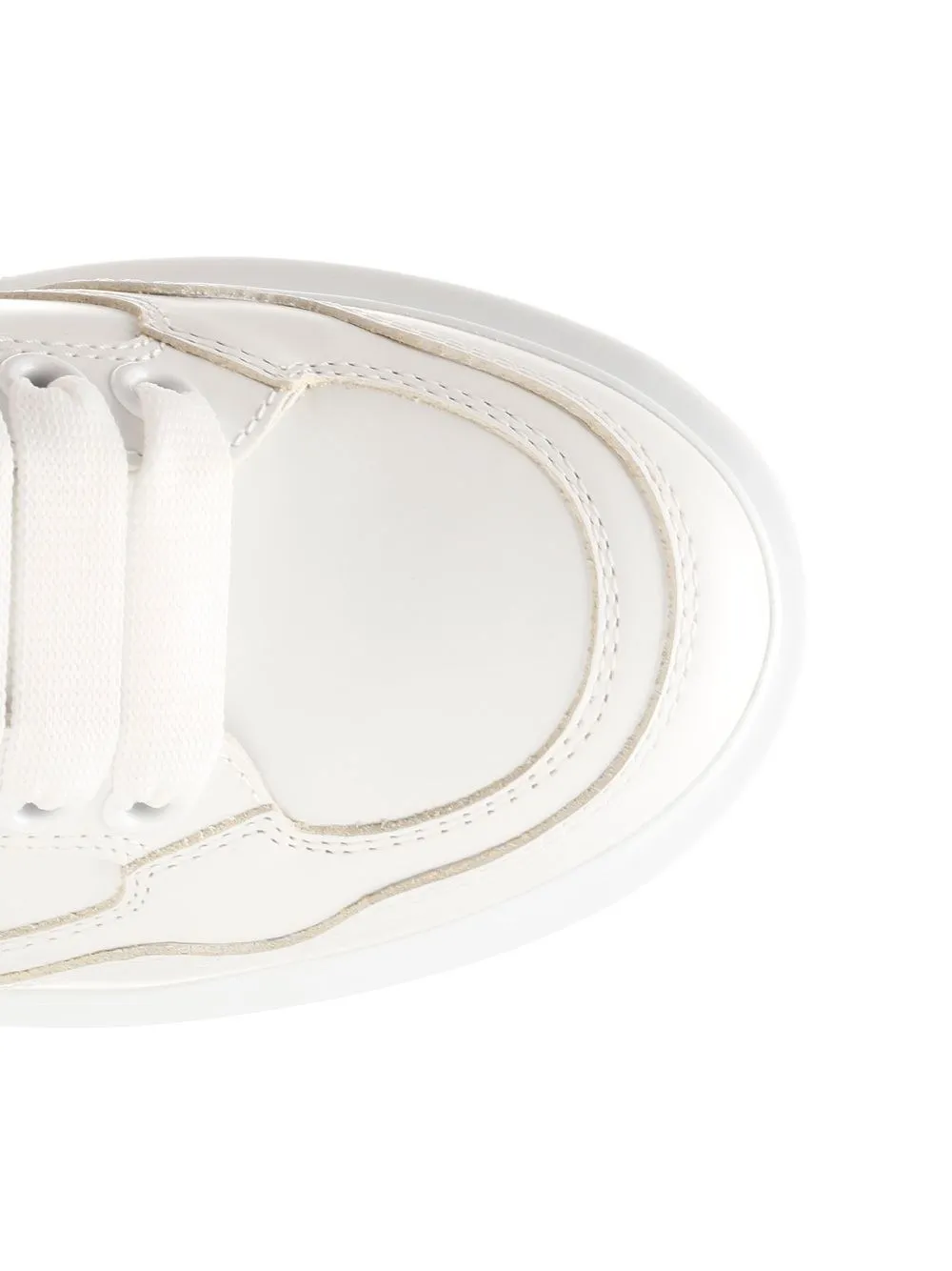   Alexander Mcqueen  Sneaker oversize bianco e rosa  