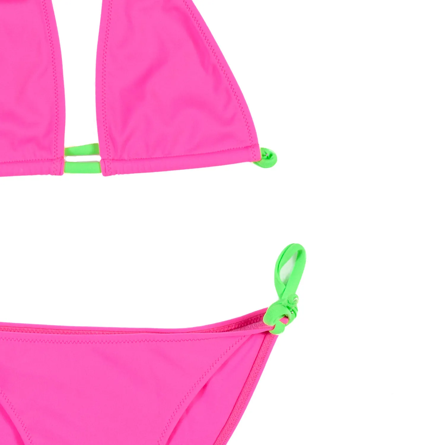 Bikini Aryanna Rosa Fluo E Verde Lime