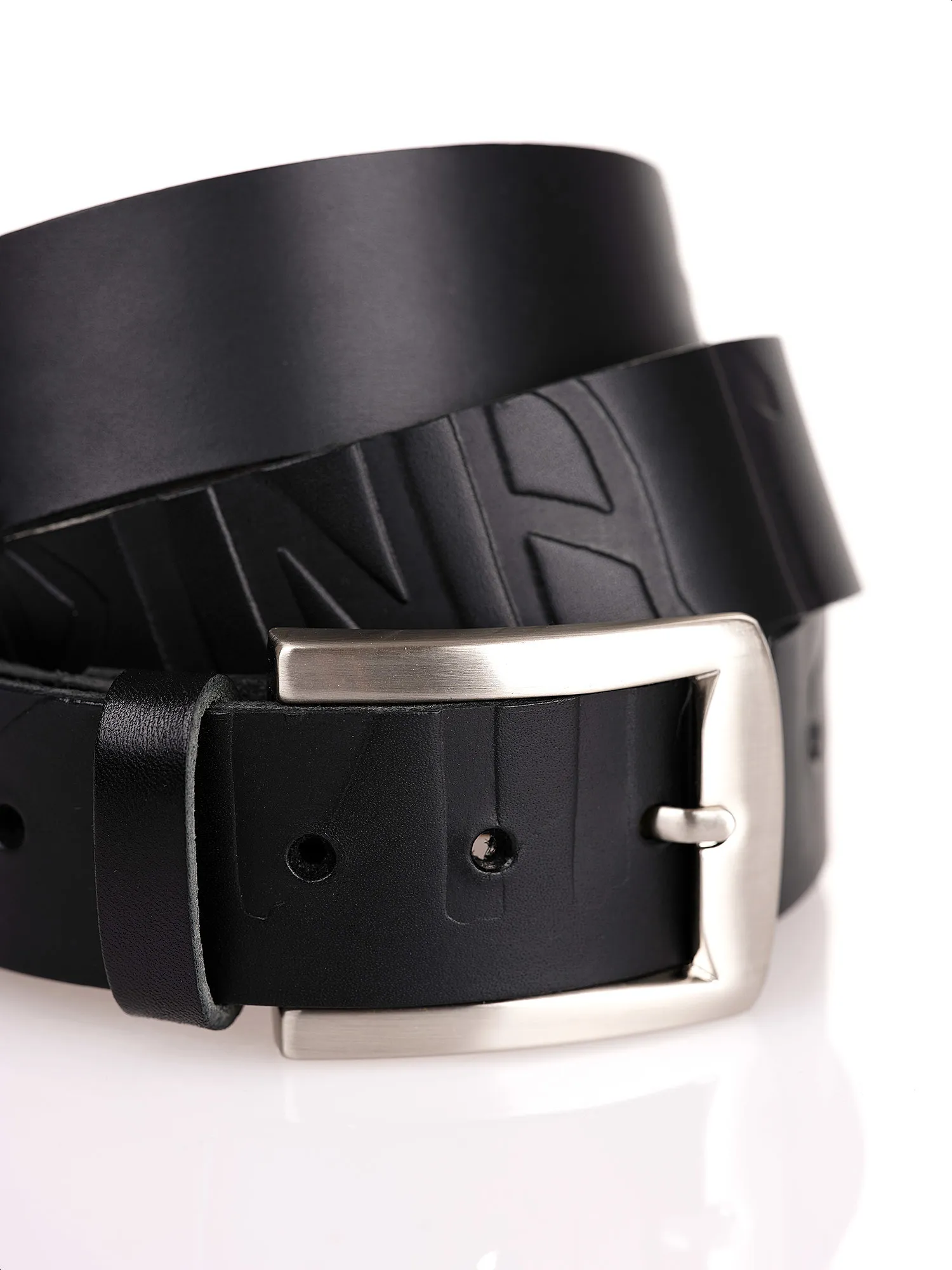 Black Genuine Leather Belt