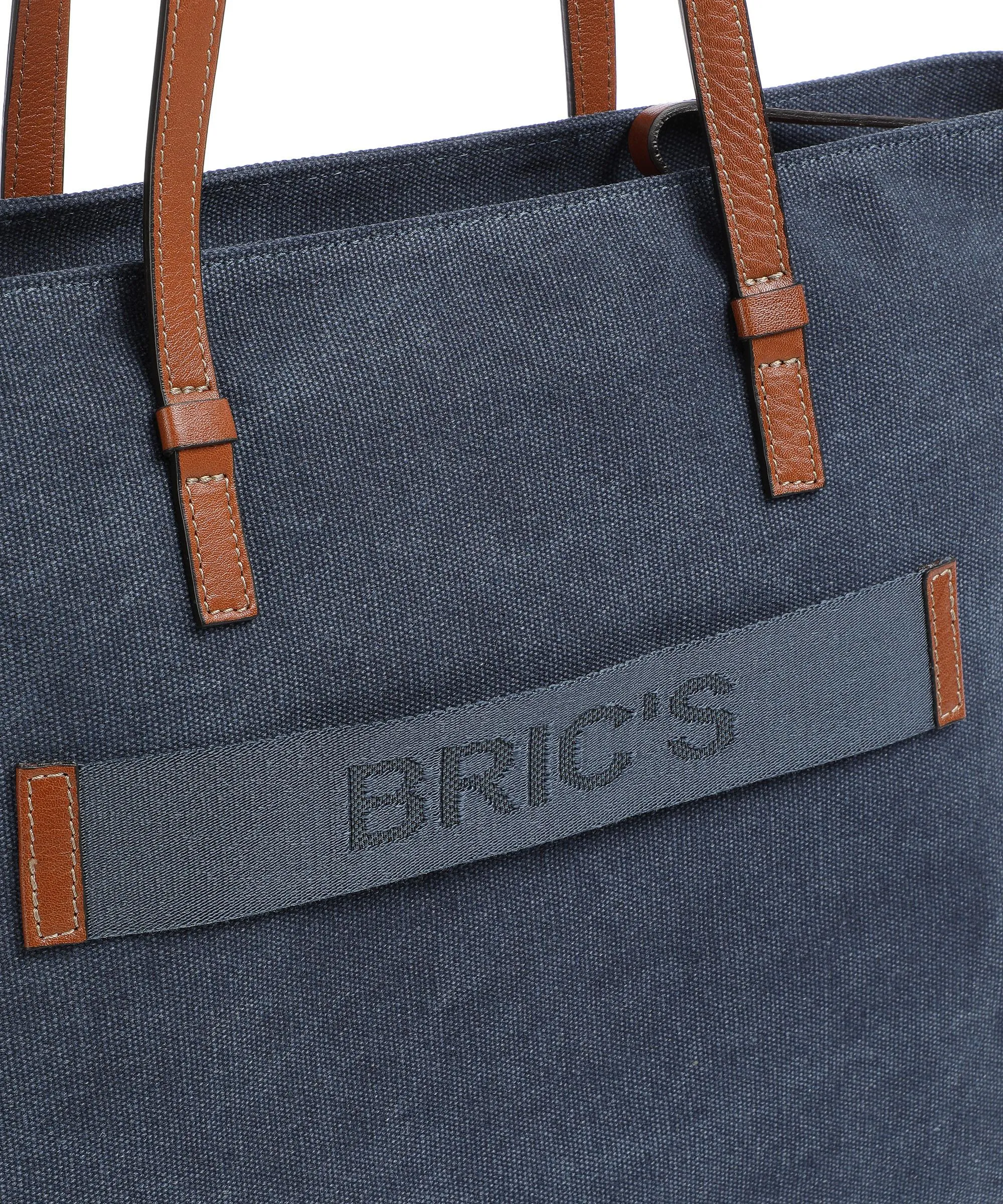  Brics Sorrento Borsa shopper tela jeans  