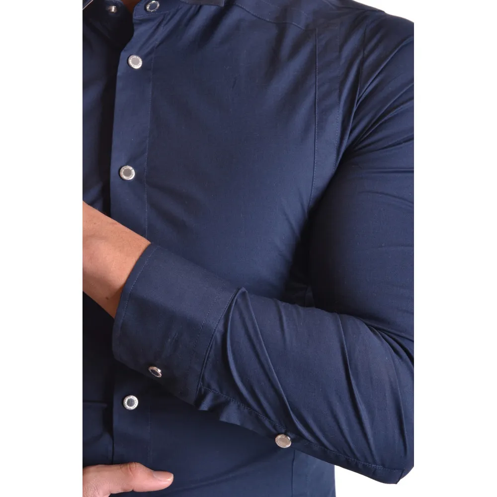 Camicia Dirk Bikkembergs blu