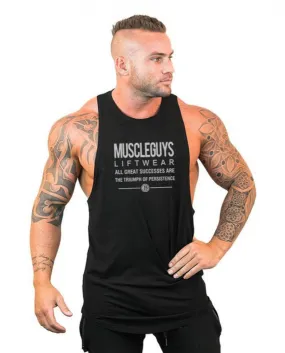 Canotta da corsa da uomo Canotta da palestra di marca Canottiera da bodybuilding da uomo in cotone Fitness Stringer Abbigliament