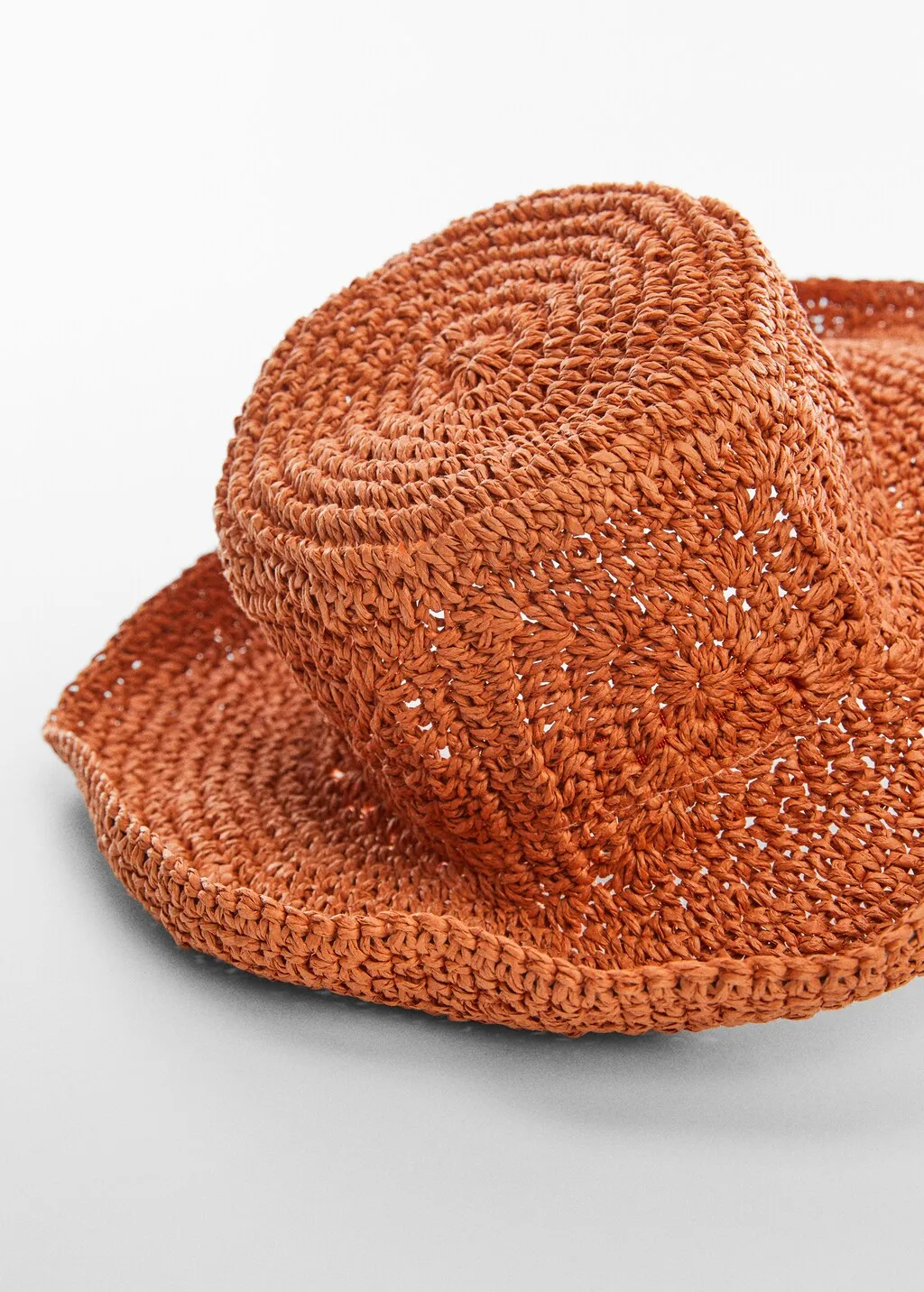 Cappello fibra naturale crochet