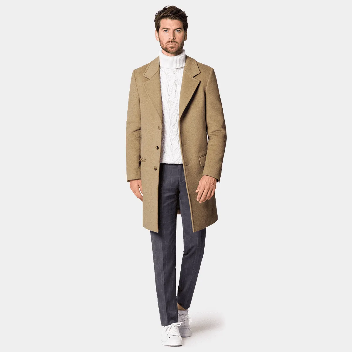 cappotto cammello uomo