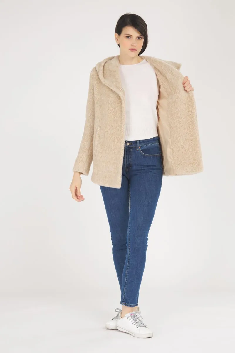 Cappotto Donna Beige