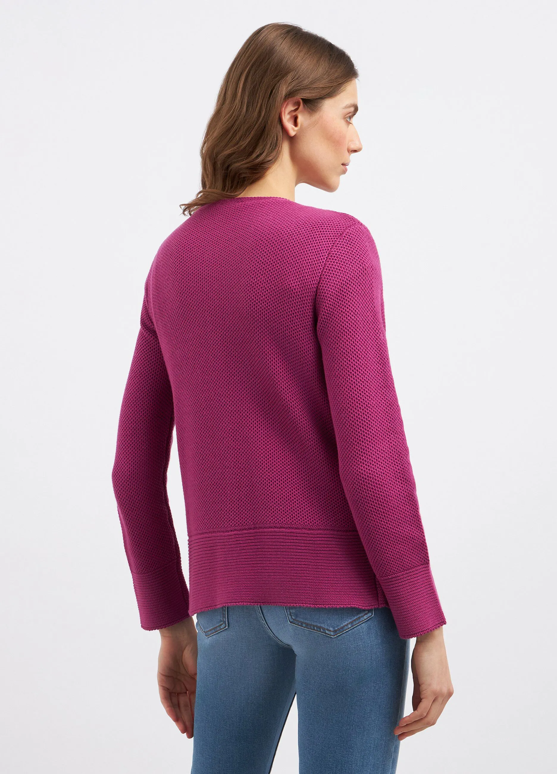 Cardigan in misto cotone donna