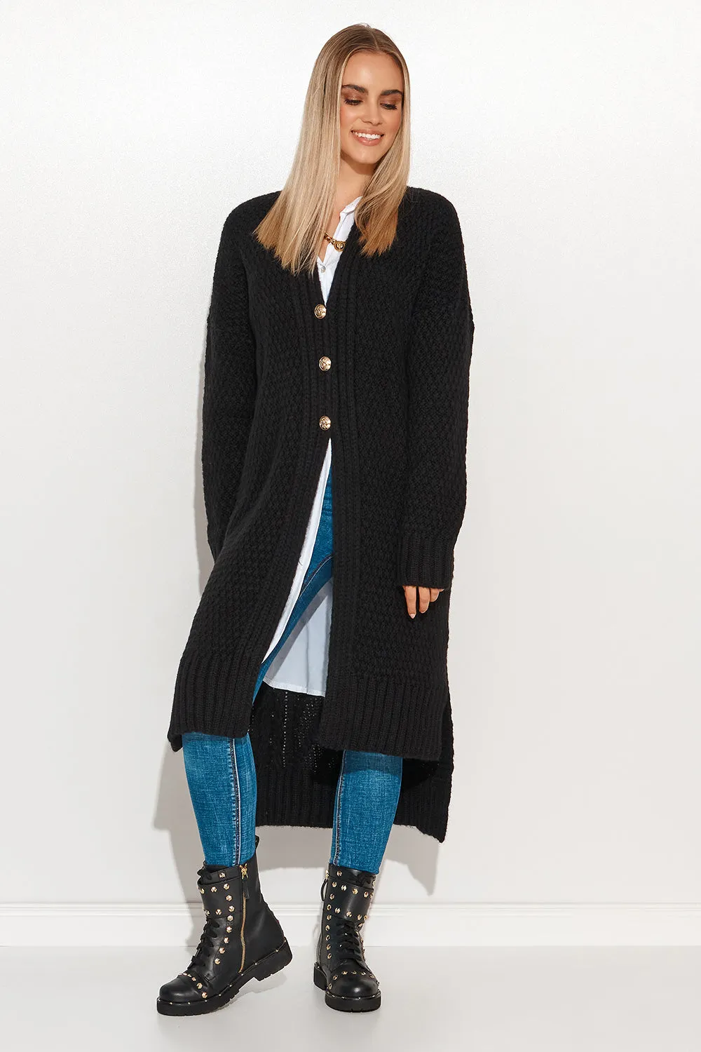 Cardigan model 158154 Makadamia