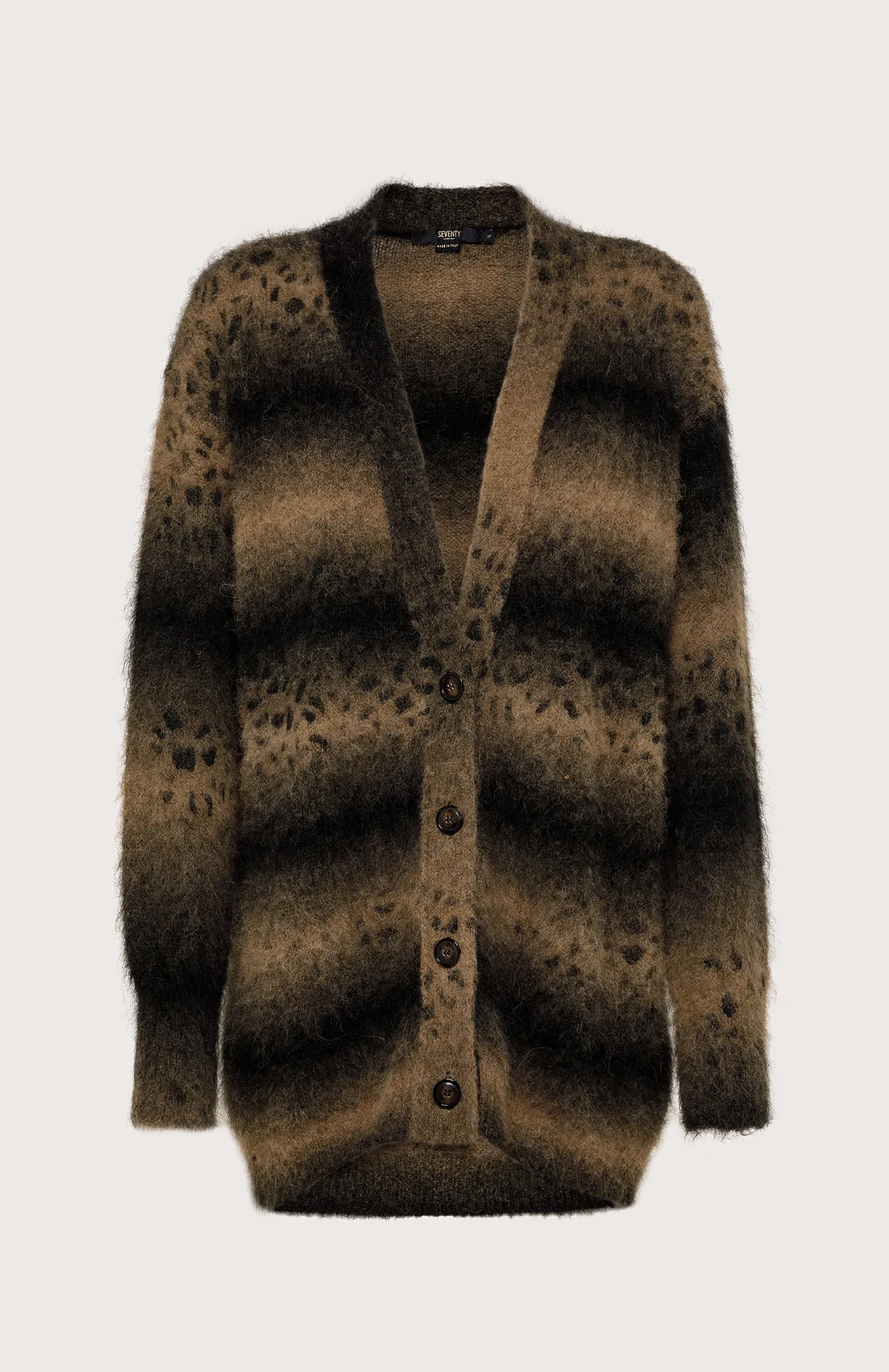 Cardigan over animalier