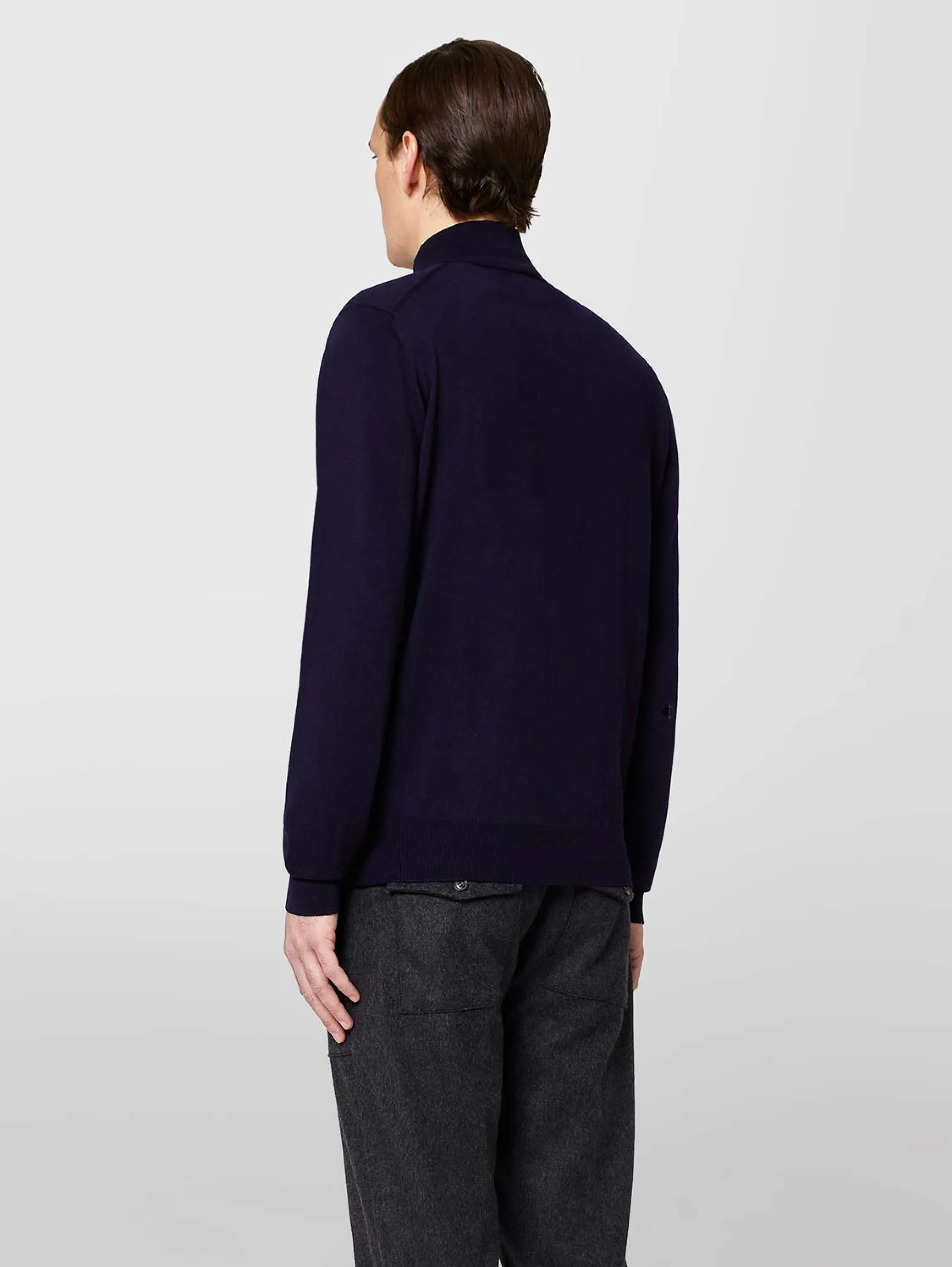 Cardigan Regular Blu Notte