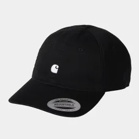 Carhartt Medison Logo Cap I023750 0D2 black-white