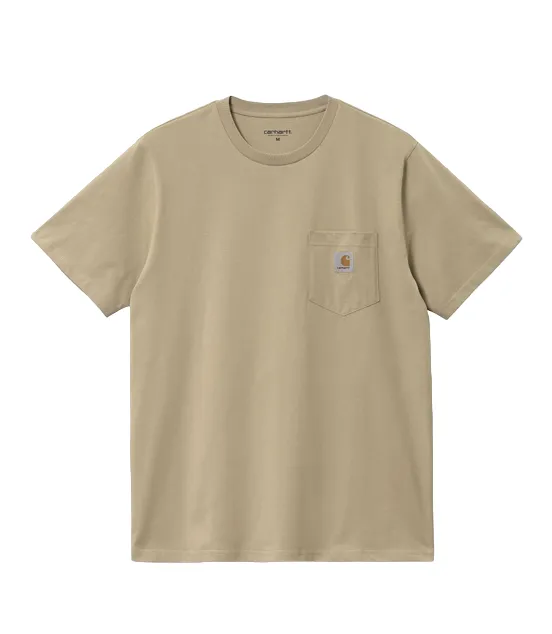 Carhartt Short sleeve T-shirt with pocket 1030434 0VZ ammonite