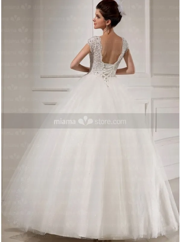 CHLOE - A-line Ball gown Sweetheart Floor length Tulle Wedding dress