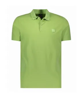 Cotton polo shirt with detail