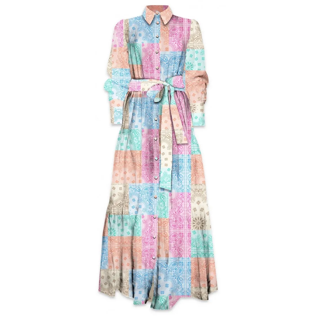 DRESS JENSEN BANDANNA ROUND MULTI MC2 SAINT BARTH JNS0001 05012F