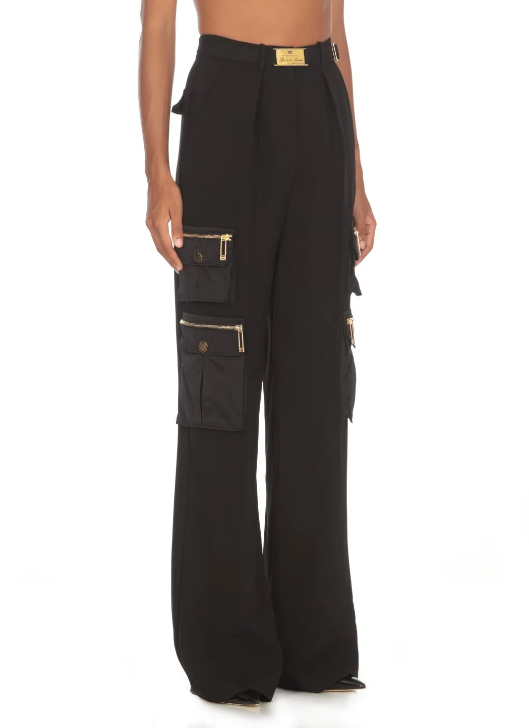  Elisabetta Franchi Pantaloni  in crepe 