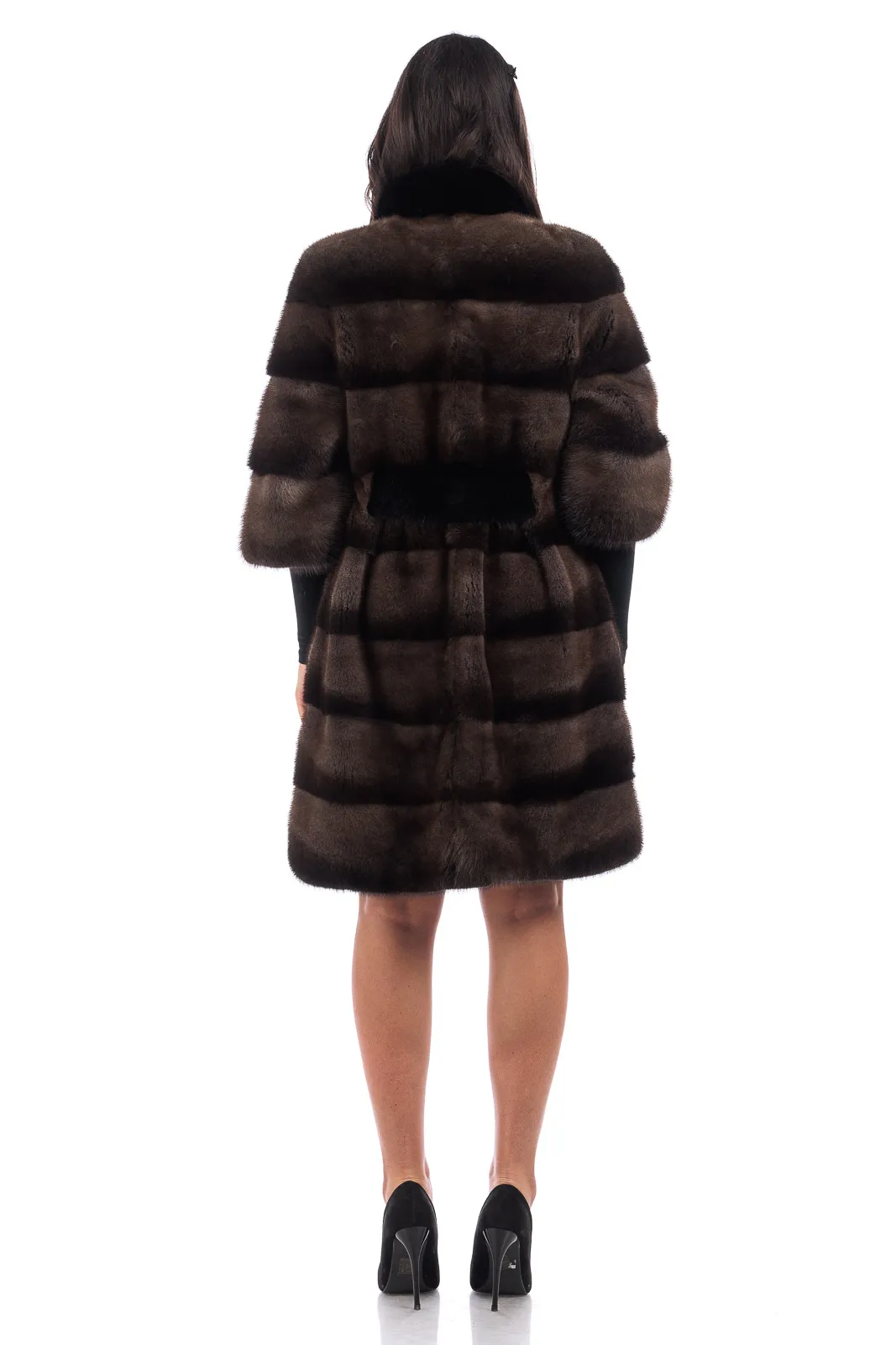 Empire demy buff mink fur coat