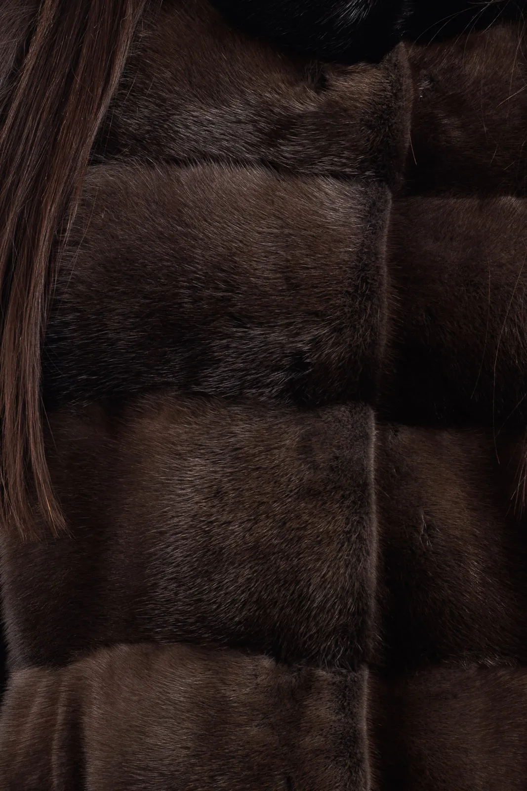 Empire demy buff mink fur coat