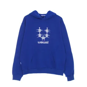 Felpa Cappuccio Uomo About Hoodie Royal Blue