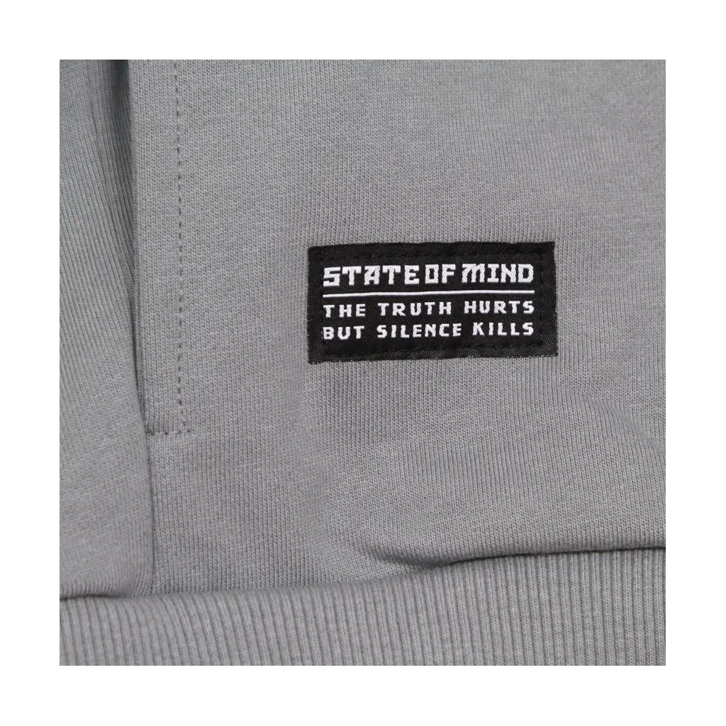 felpa cappuccio uomo conspiracy hoodie GREY