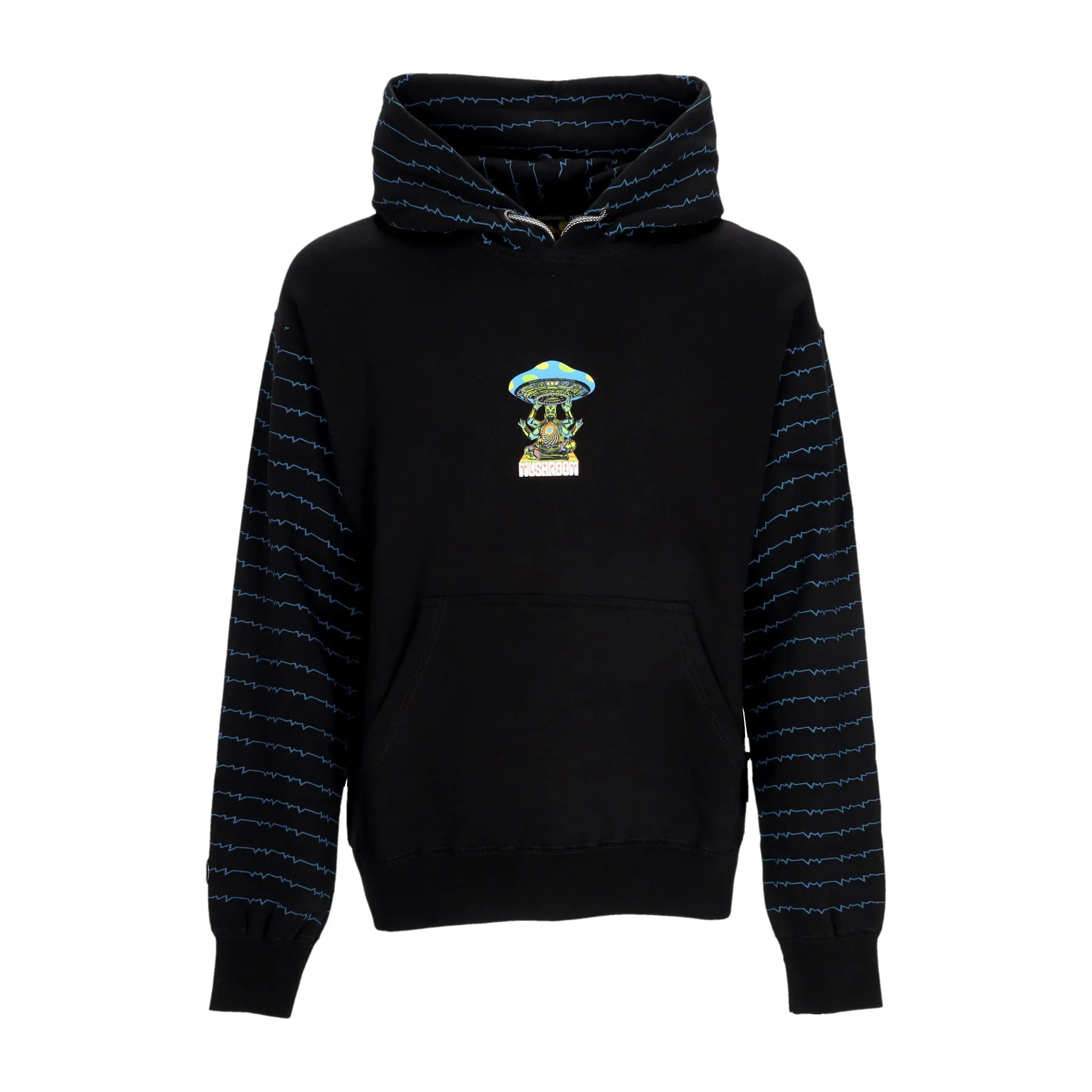 Felpa Cappuccio Uomo Discovery Hoodie Black