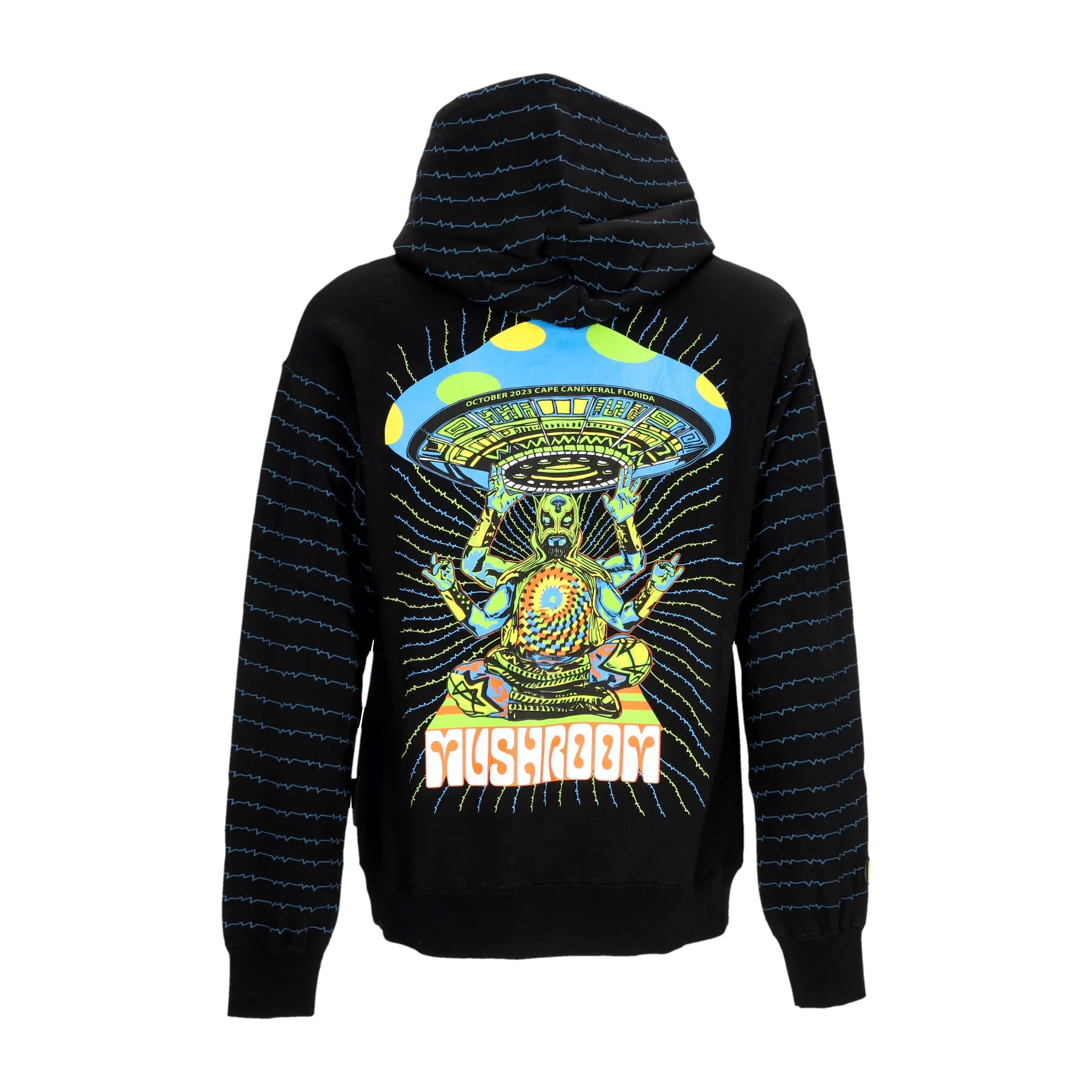 Felpa Cappuccio Uomo Discovery Hoodie Black