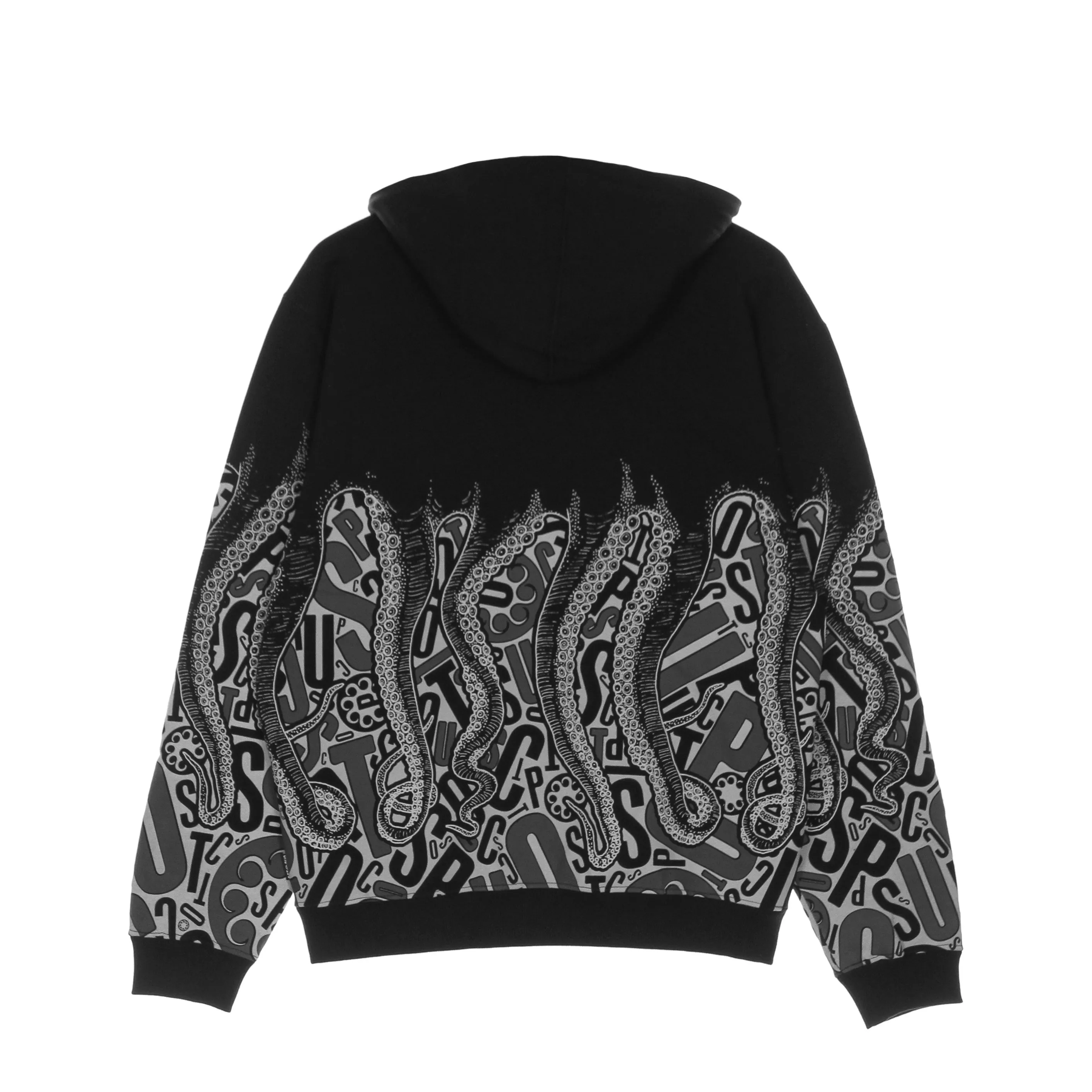 Felpa Cappuccio Uomo Letterz Hoodie Black