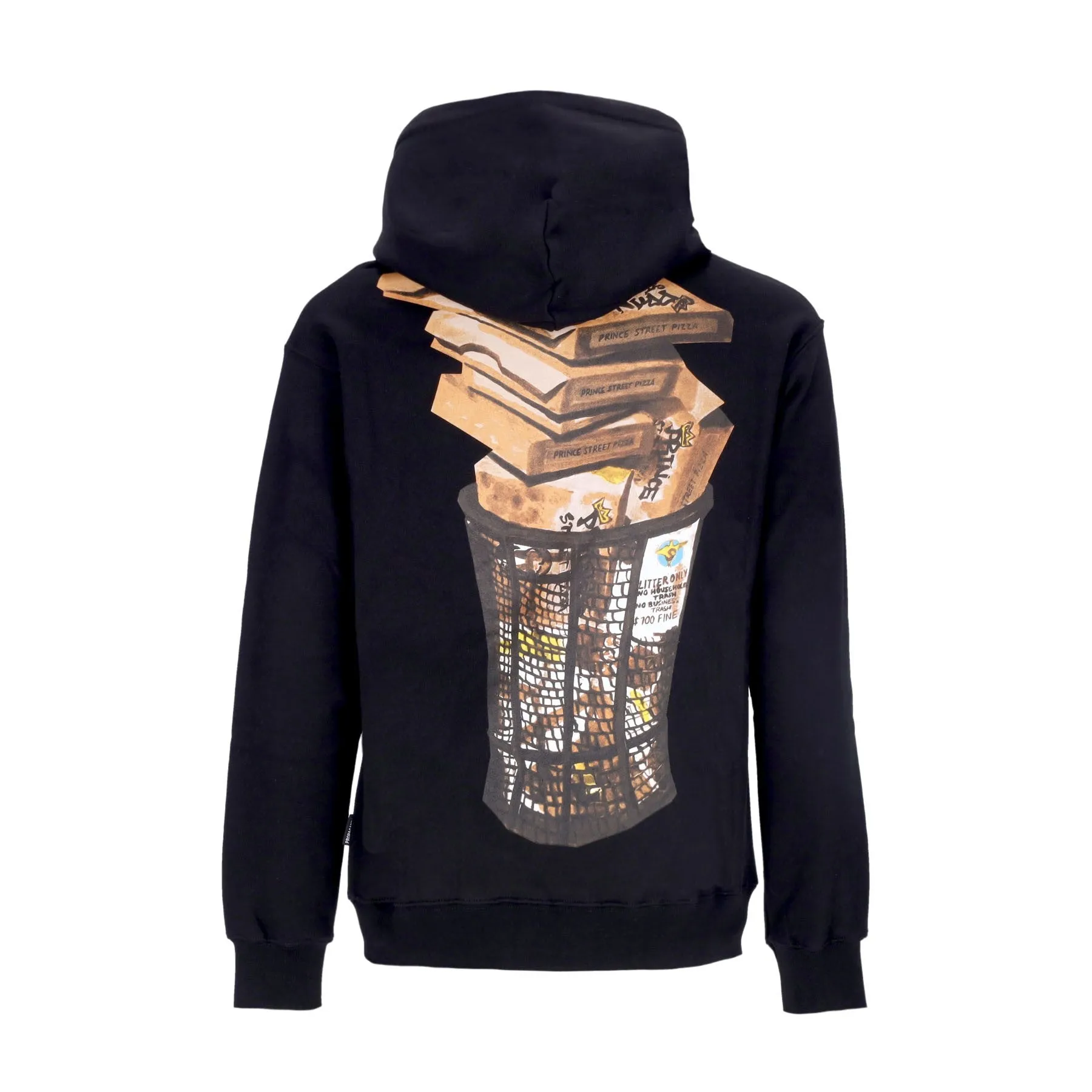 Felpa Cappuccio Uomo Prince Hoodie Black