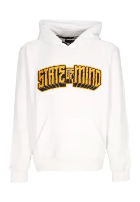 Felpa Leggera Cappuccio Uomo Rock Hoodie White