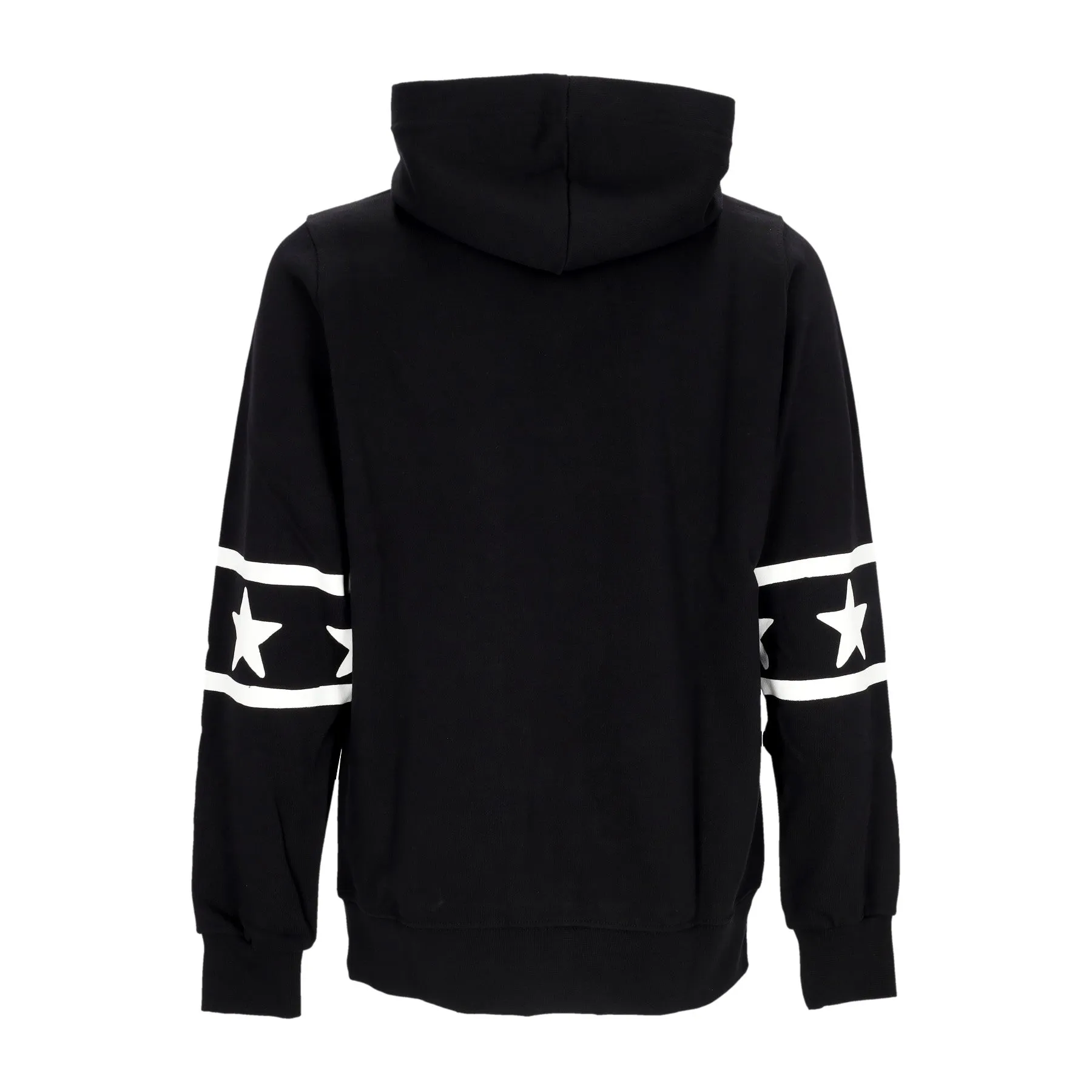 Felpa Leggera Cappuccio Uomo Wolf Hoodie Black