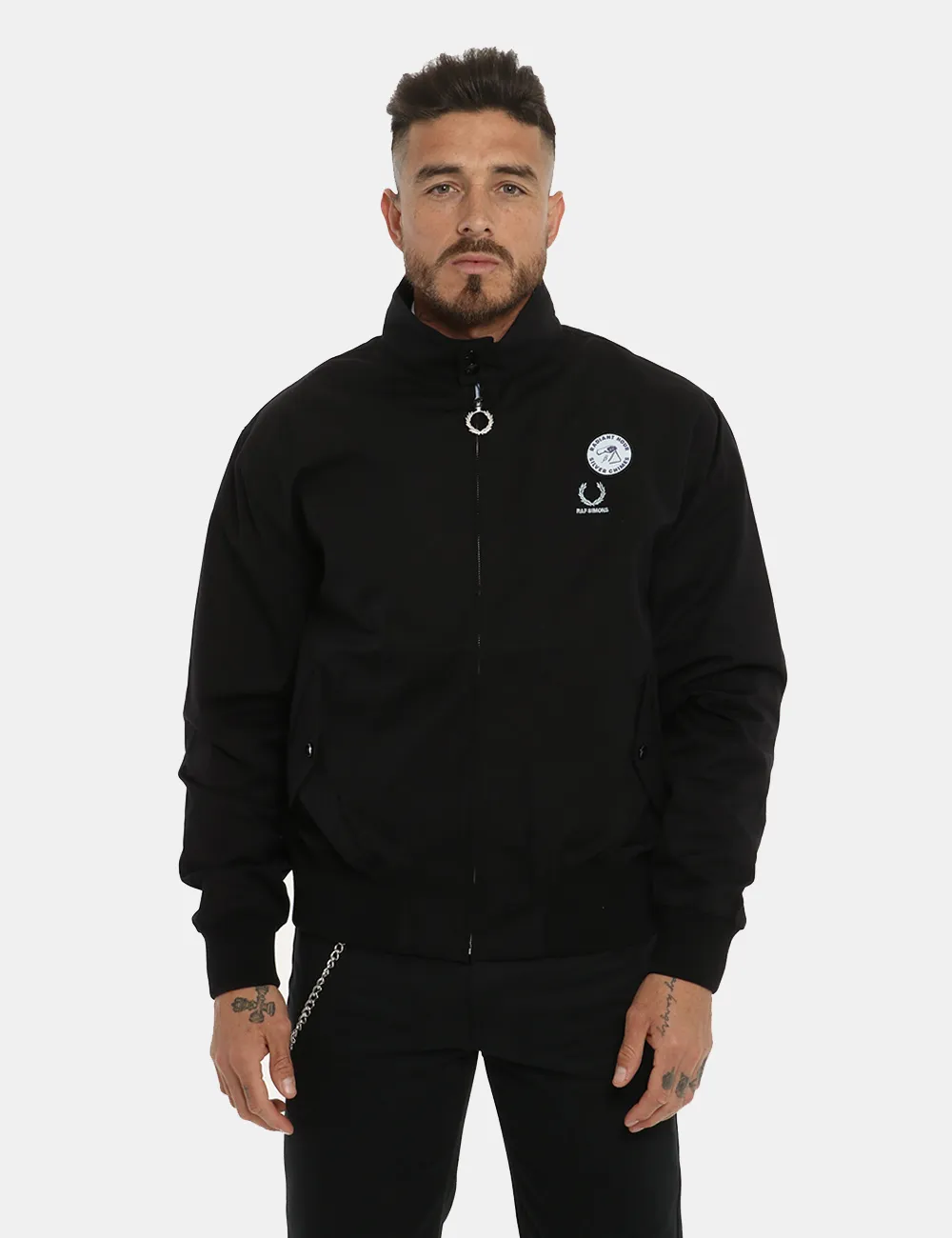 Giubbino  Fred Perry nero