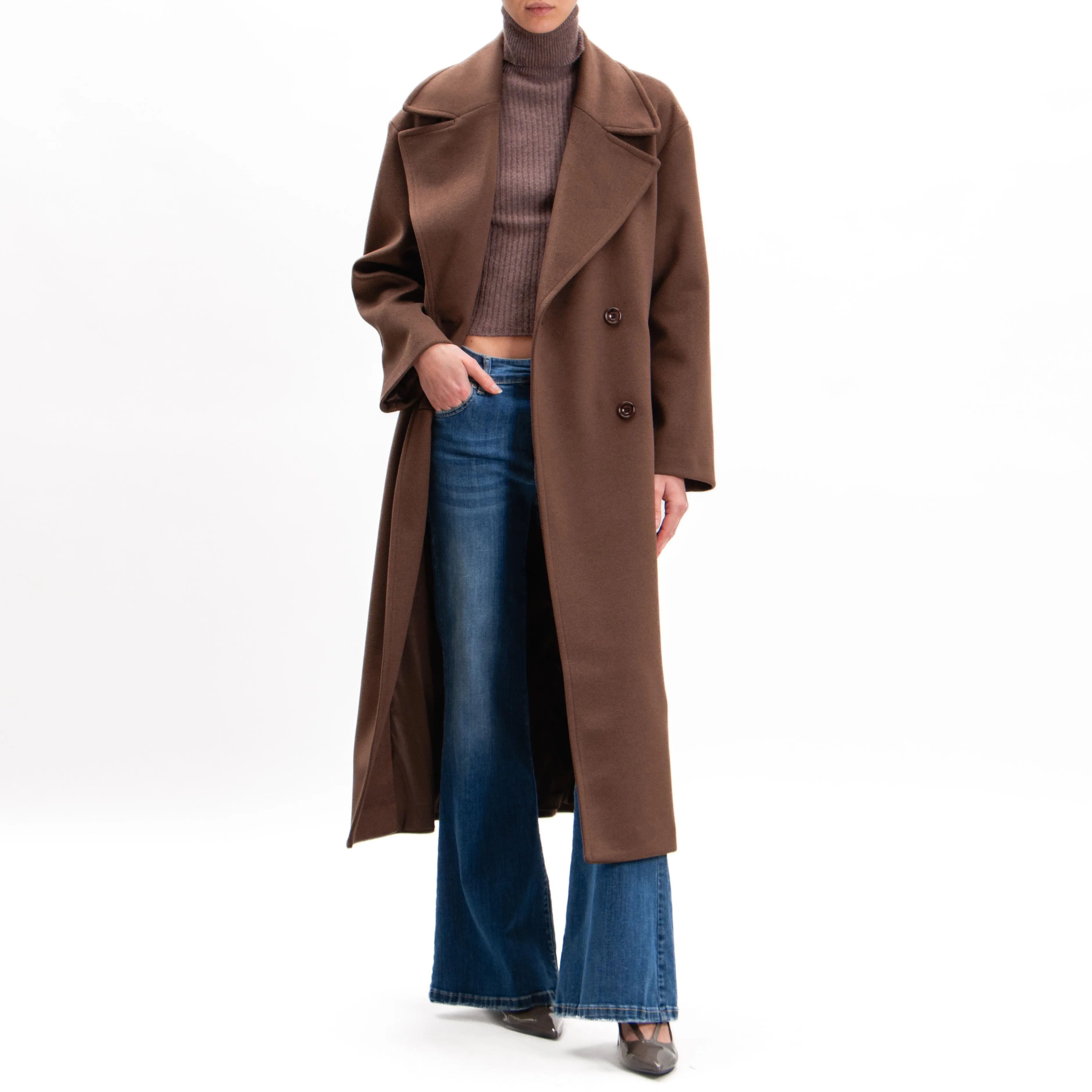 Imperial-Cappotto doppiopetto - brown