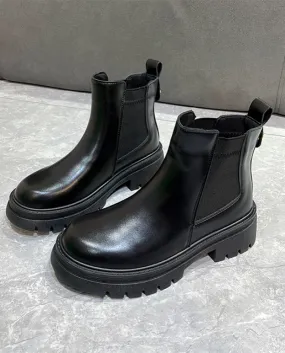 Inverno Alla Caviglia Chelsea Stivali Da Donna Tacchi Alti Pattini Della Piattaforma 2022 New Goth Casual Scarpe Da Donna di Spe