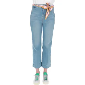 Jeans Liu Jo Jeans Donna Pant Filetti Cropped DENIM BLUE