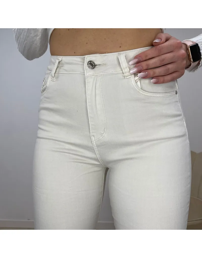 JEANS ZAMPETTA BEIGE